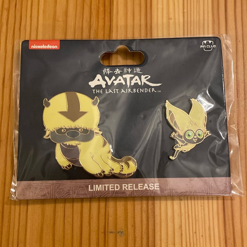 Avatar The Last Airbender Appa & Momo Chibi Enamel Pin